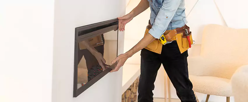 Metal Fireplace Installation in Crestview, Florida