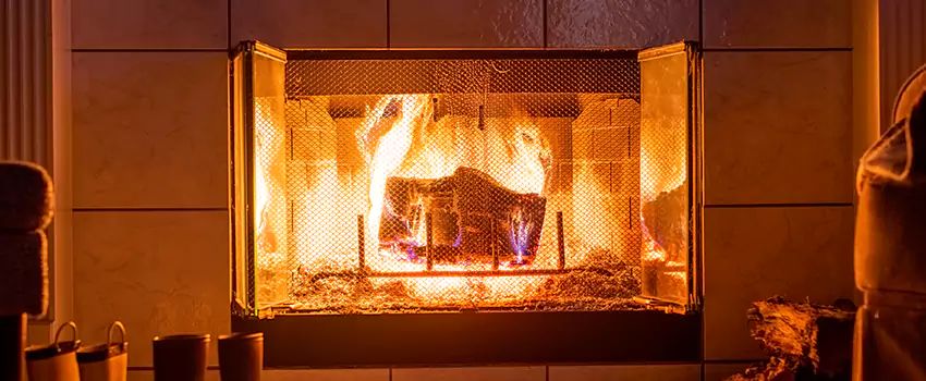Mendota Hearth Landscape Fireplace Installation in Crestview, Florida
