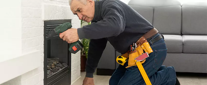 New Indoor Fireplace Installation in Crestview, Florida