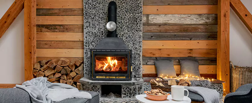 Thelin Hearth Products Direct Vent Gas Stove Fireplace Inspection in Crestview, Florida